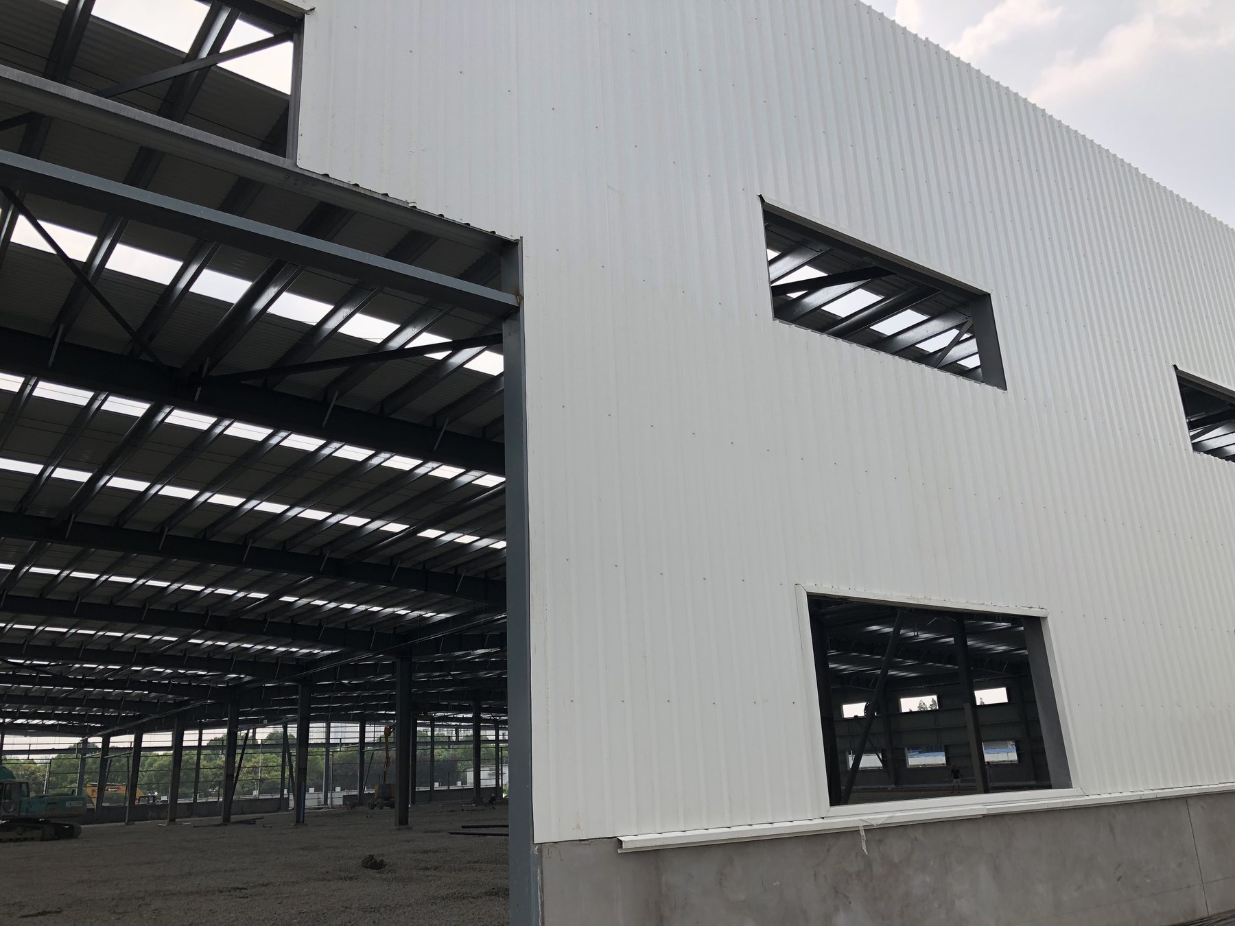 Shanghai Fengxian steel workshop project, view 4