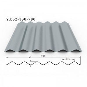Metal Corrugated Roofing Sheet Single Layer Pre-paint Galvanized Steel Roof Tile