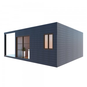 20ft Flat Pack Container House Rockwool Sandwich Panel Made Easy Install Modular House Container Toilet